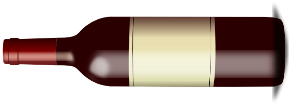 Red Wine Bottle Large Clip Art 