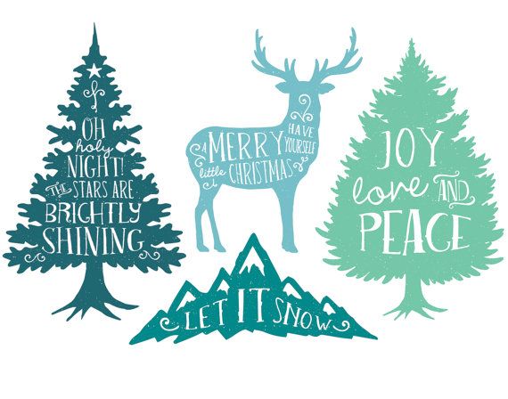 37+ Rustic Christmas Clipart
