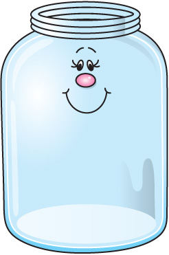 Counting jar clipart