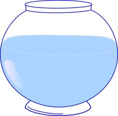 Jar of water clipart