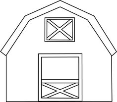 Outline Barn Clipart Clip Art Library