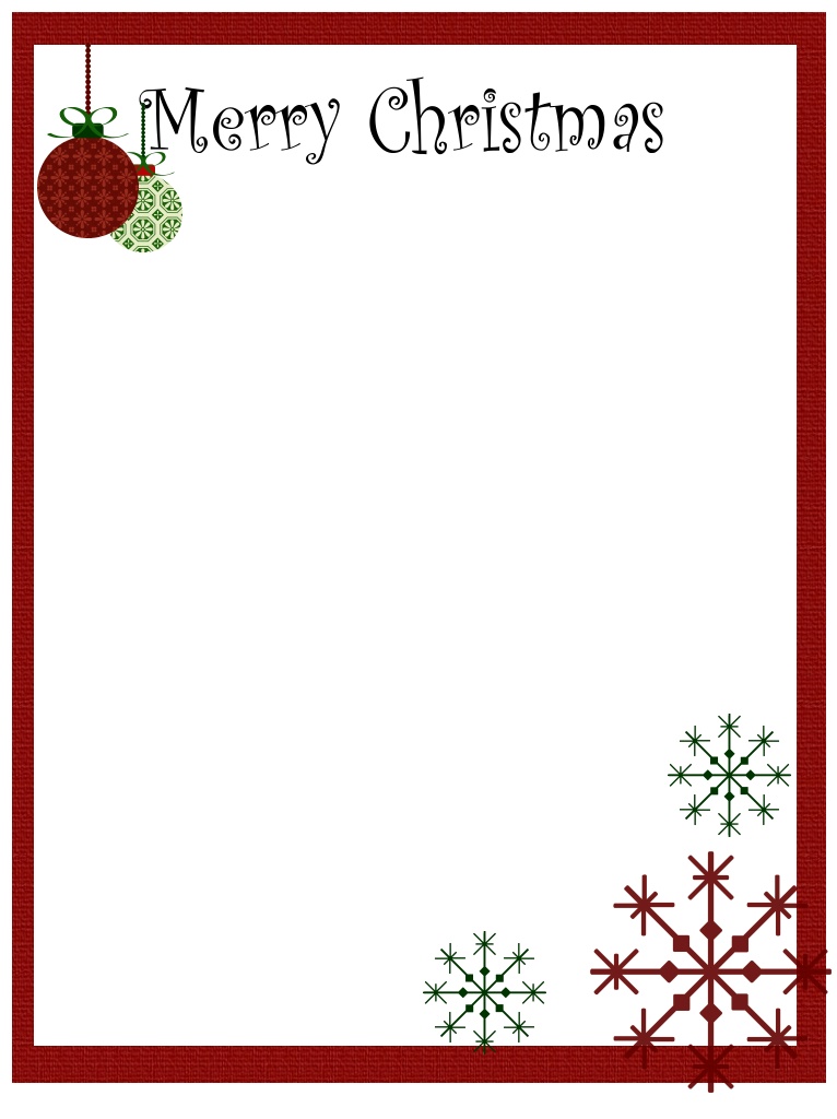 Free Christmas Letterhead Cliparts Download Free Christmas Letterhead 