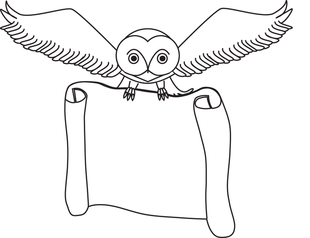 Owl Post Harry Potter Clipart