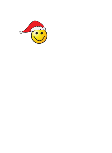 Santa Smiley Clip Art 
