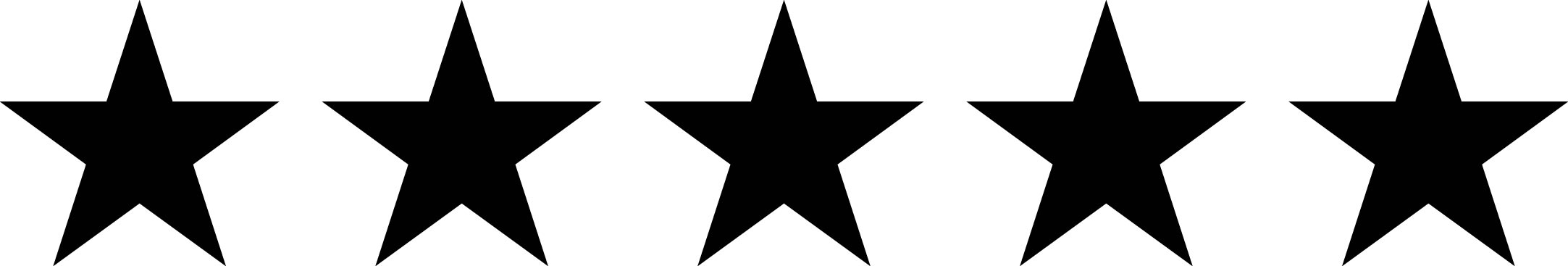 5 Star Service Clipart
