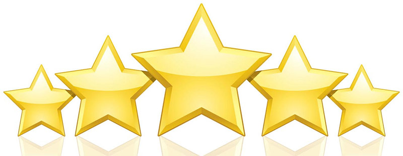 5 star rating clipart