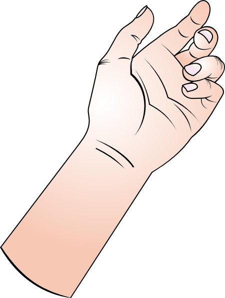 Holding Hand Clip Art 