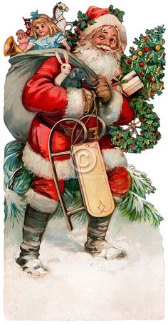 Free Classic Santa Cliparts, Download Free Classic Santa Cliparts png