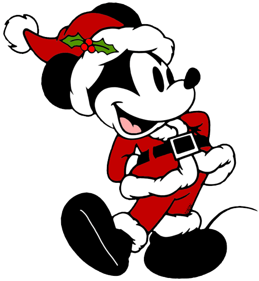 Mickey Mouse Christmas Clip Art Image 2