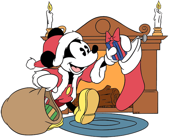 Mickey and Friends Christmas Clip Art Image 4