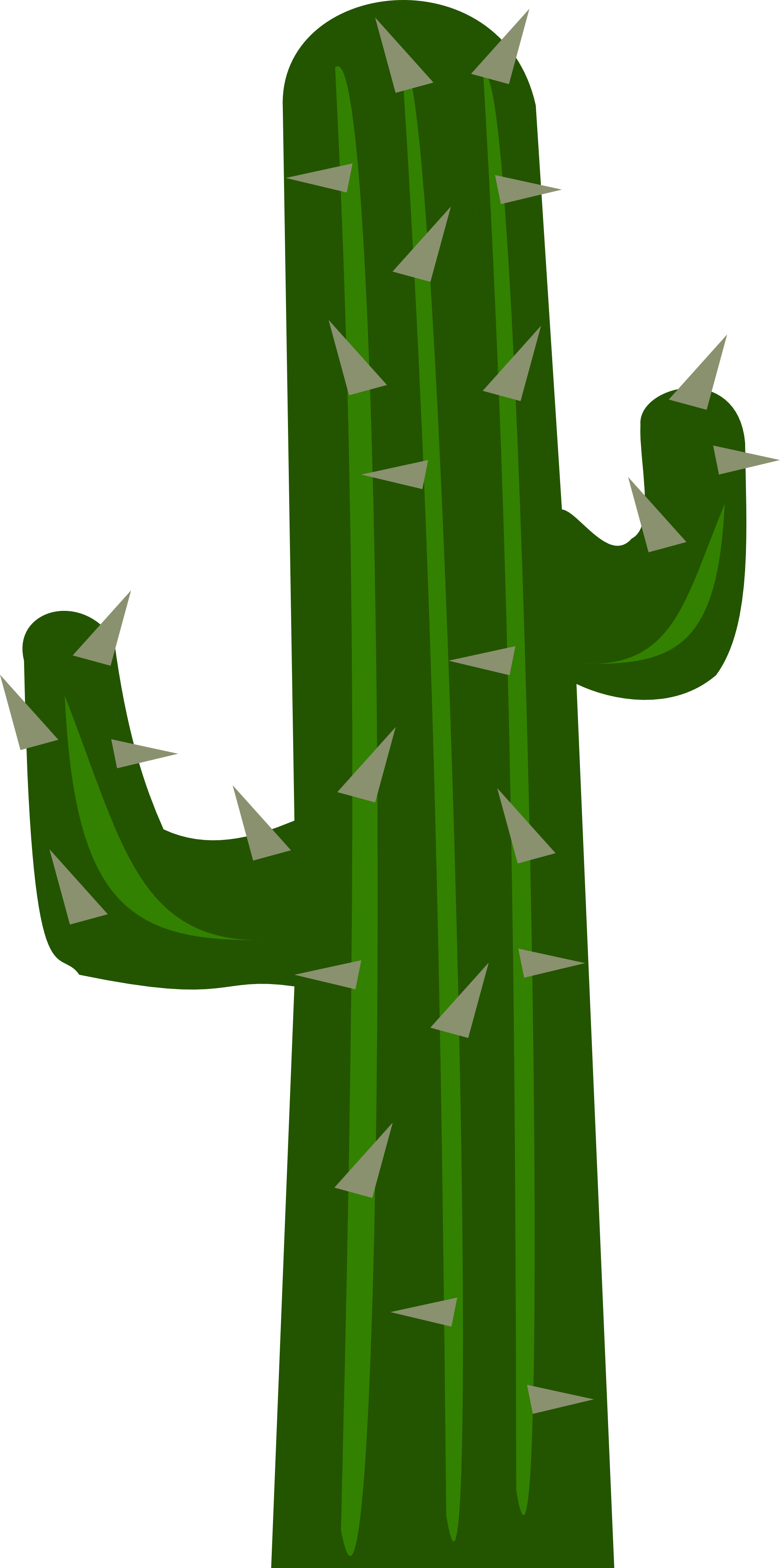 Cartoon cactus clip art