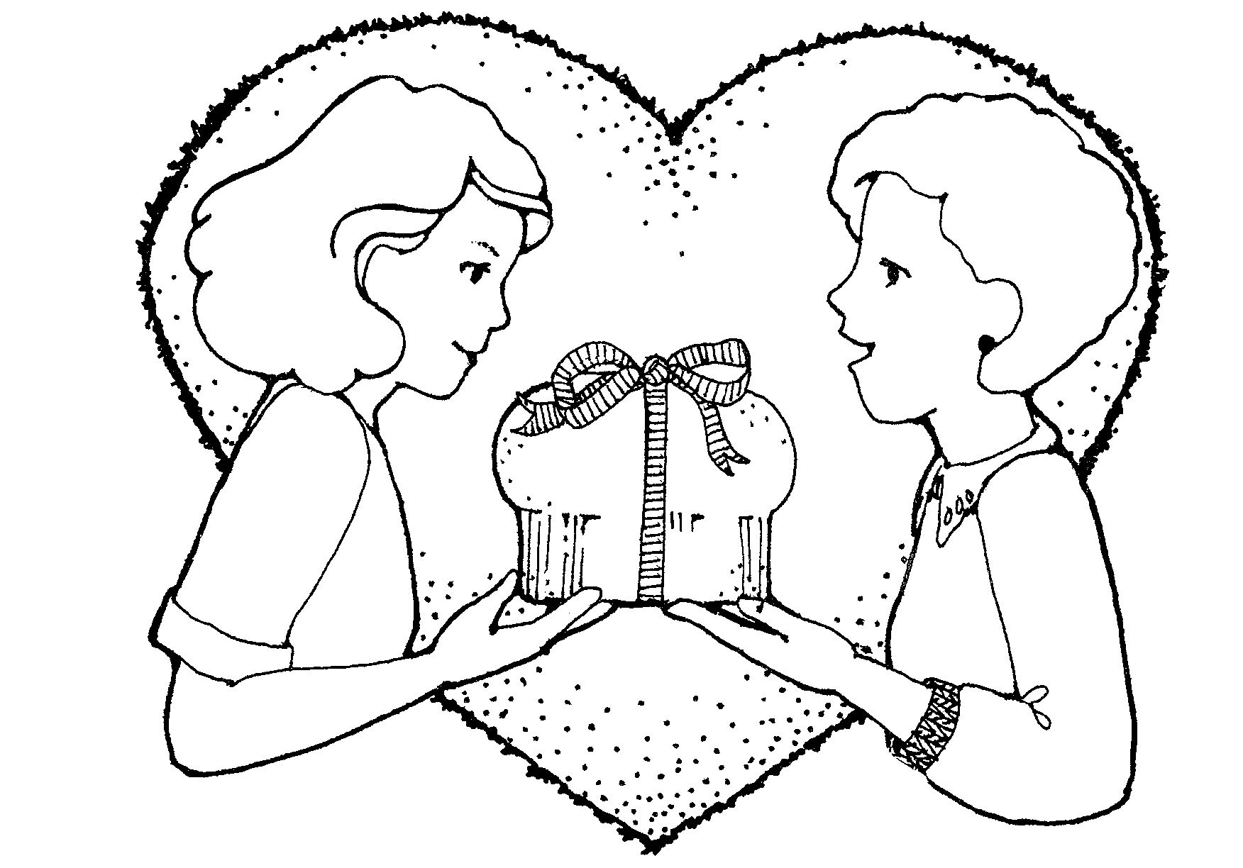 Clipart love and service