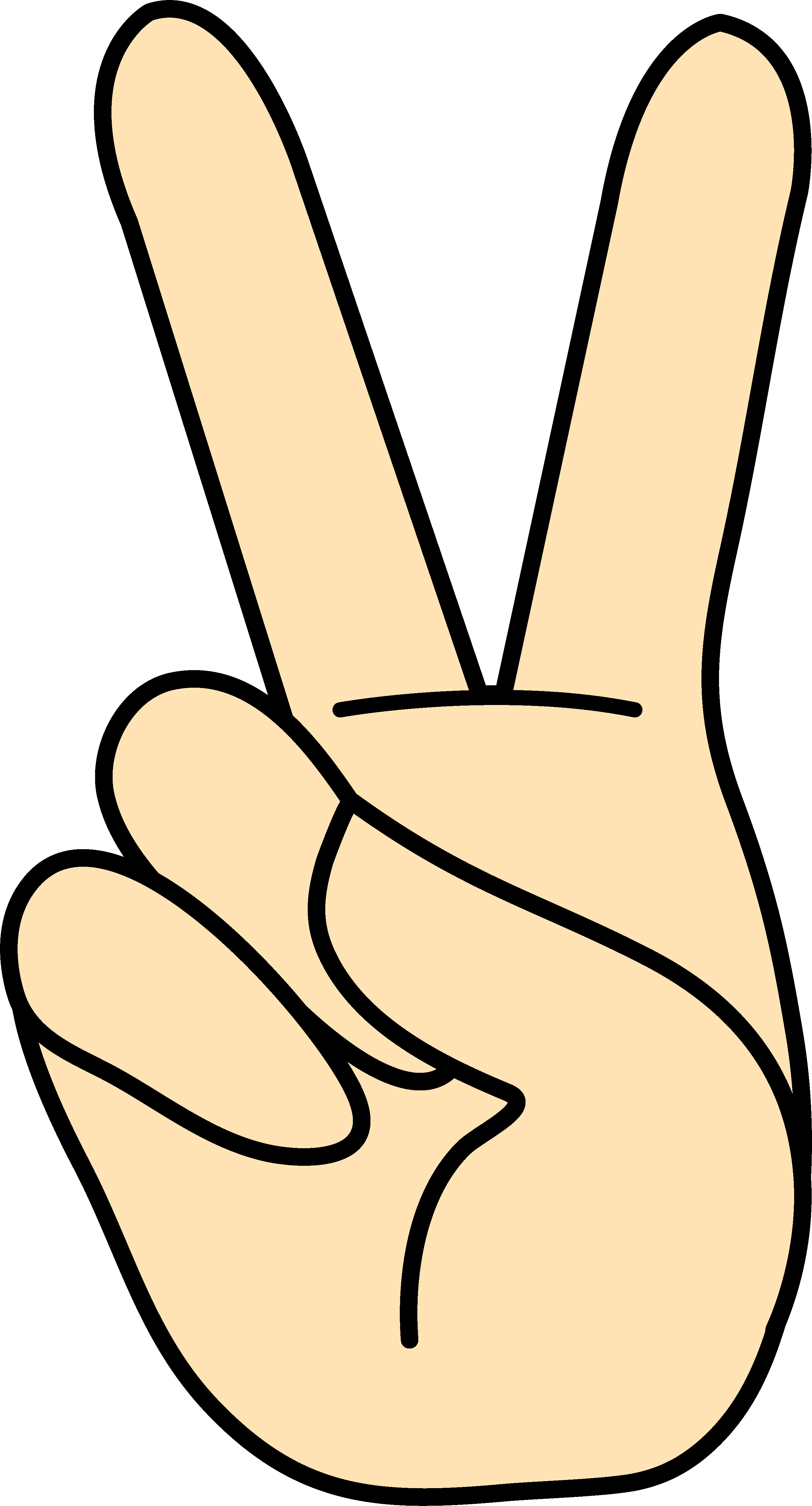 Free clipart hand signals