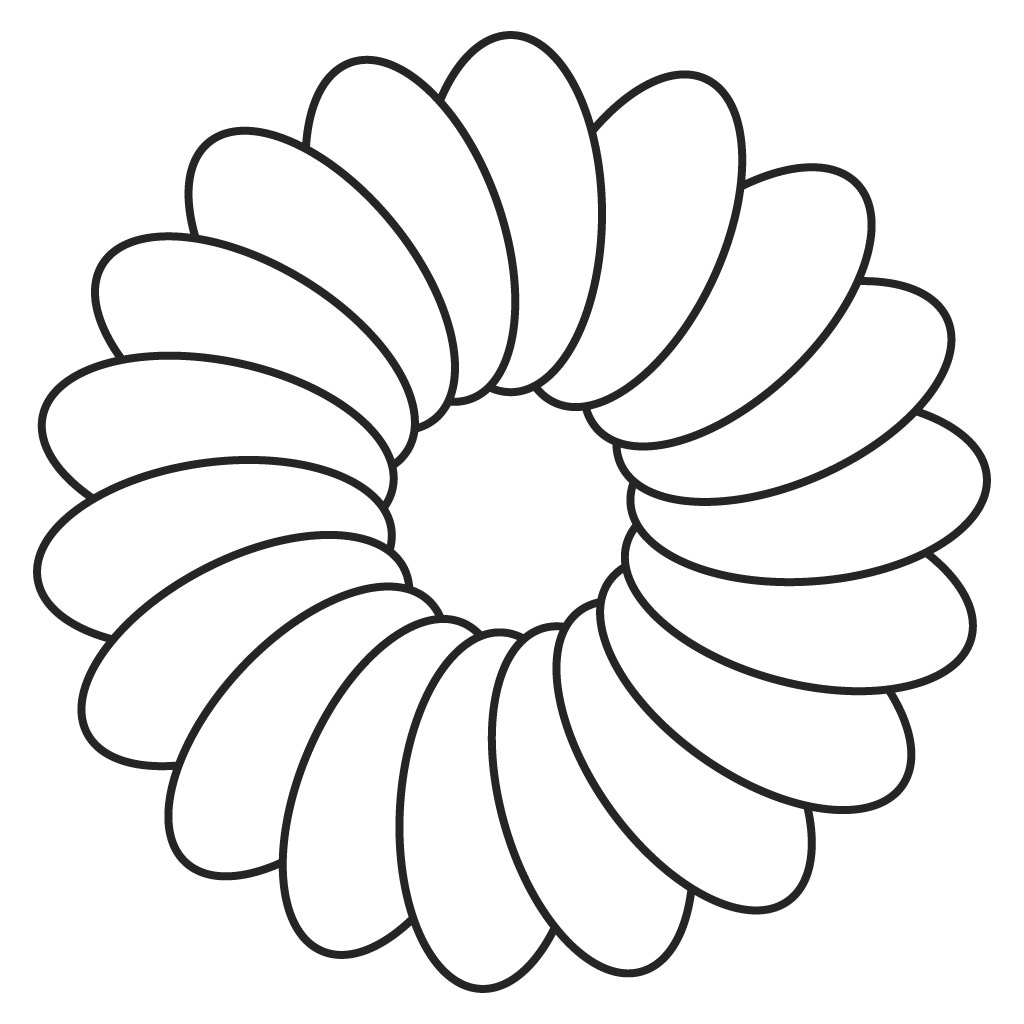 Line Drawing Of A Marigold
