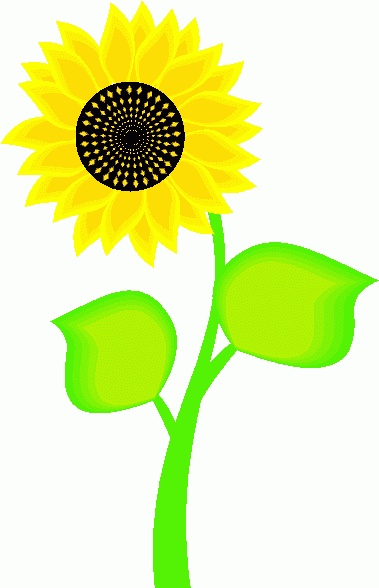Cute Sunflowers Clipart