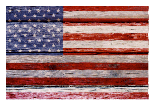 Flag 4th july clipart