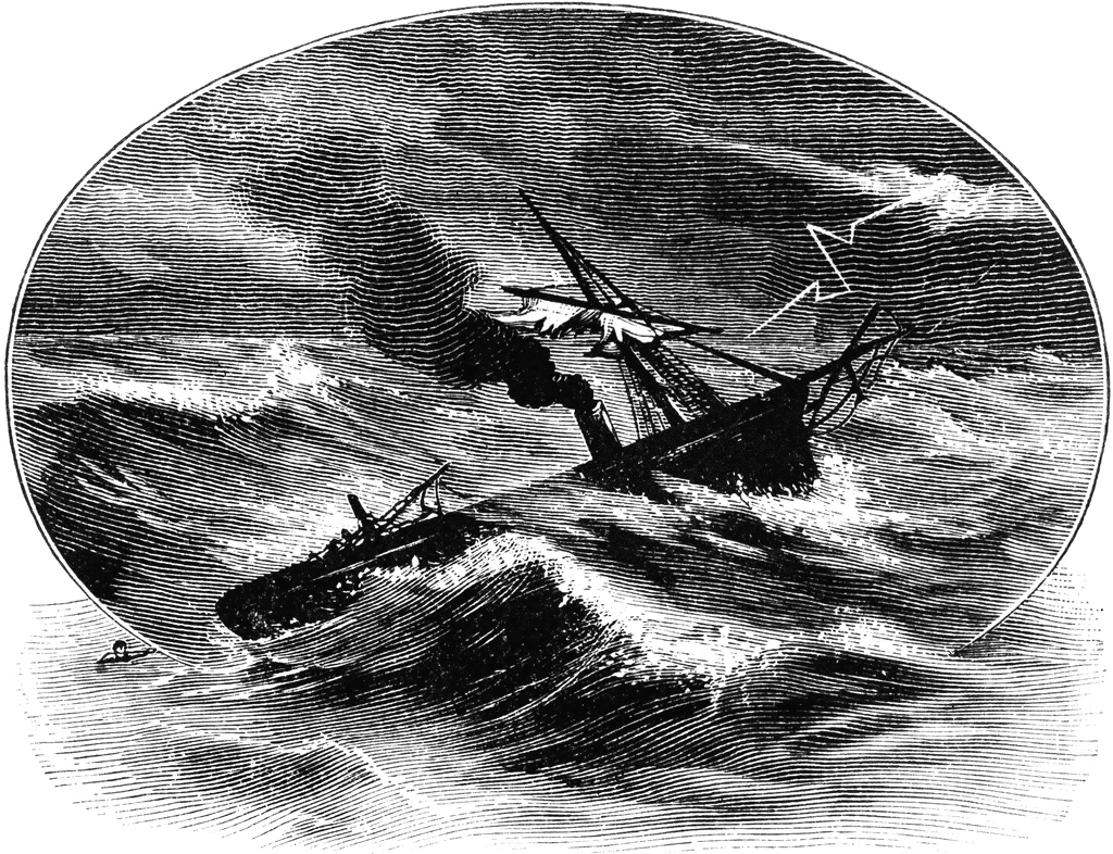 Storm At Sea Clip Art Library