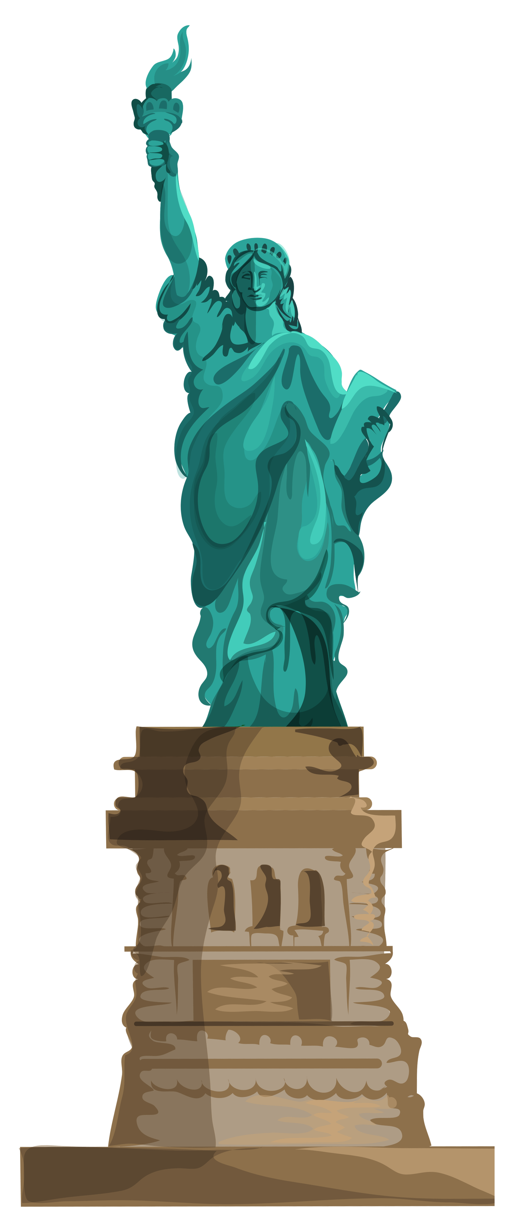 Transparent Statue of Liberty PNG Clipart