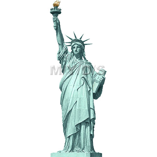 Replicas of the Statue of Liberty clipart / Free clip art