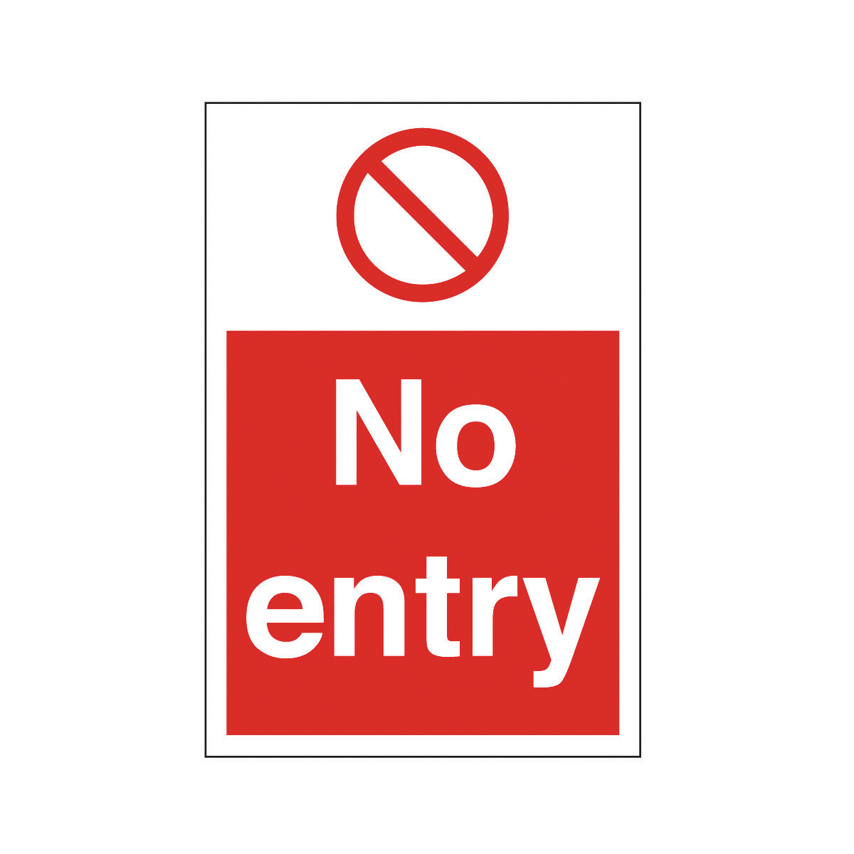 No Entrance Signs
