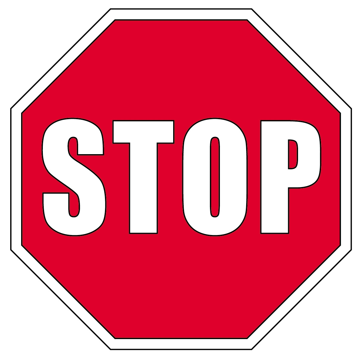 Clipart Of Stop Sign