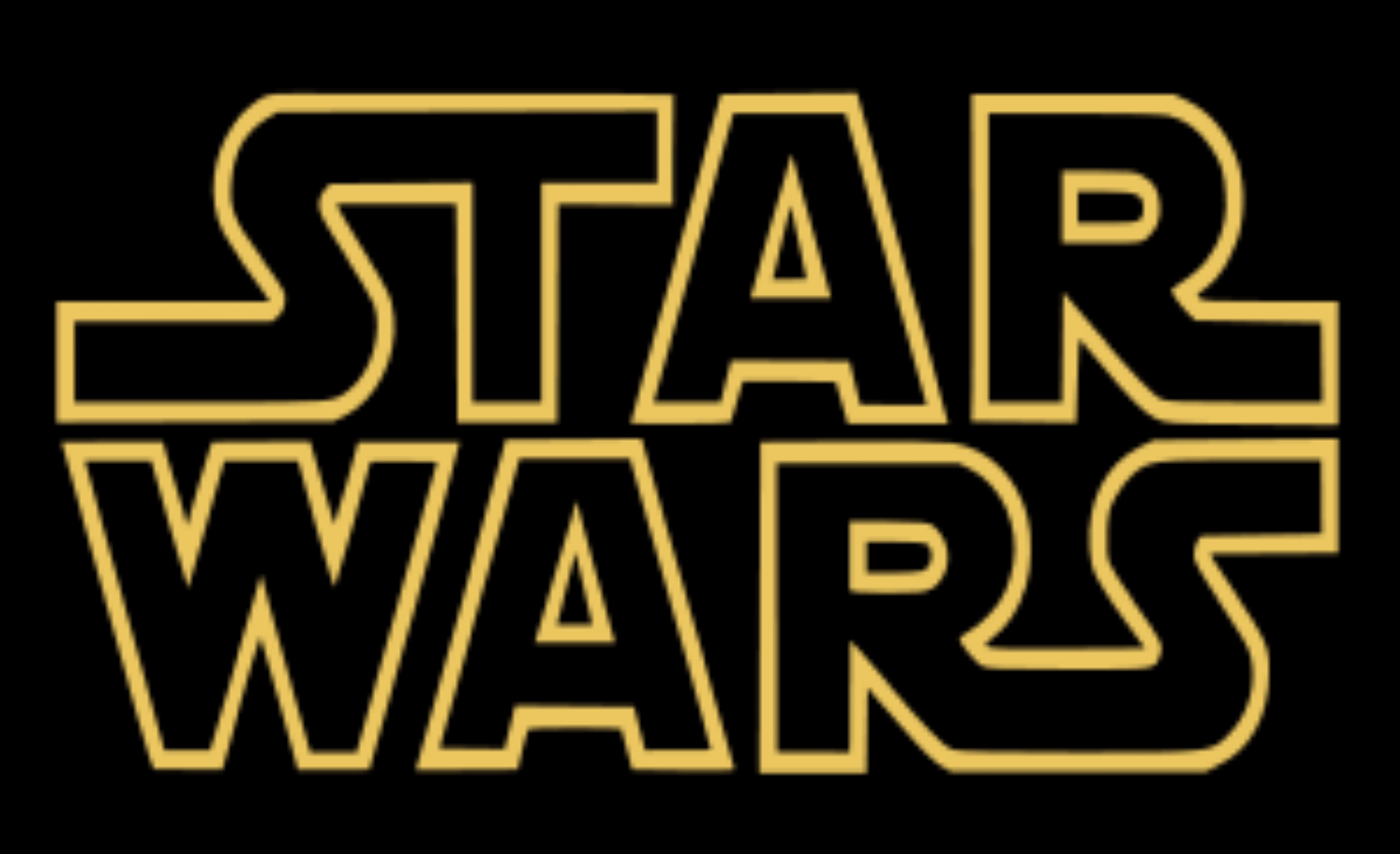 Star wars movie title clipart