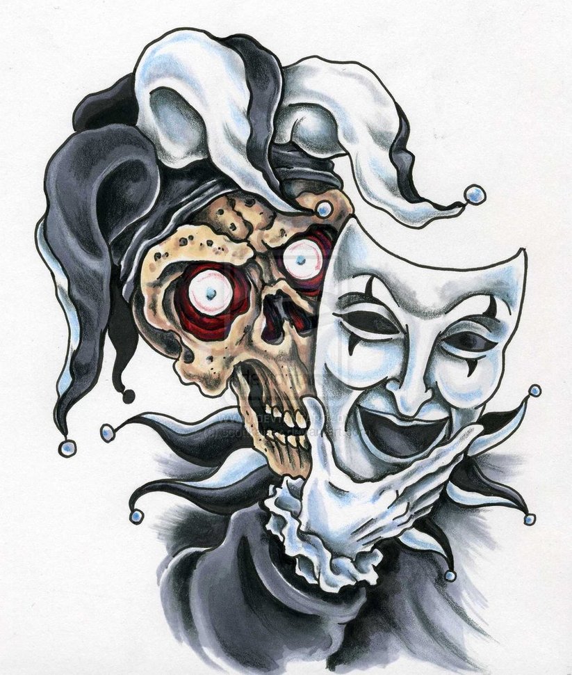 Clip Arts Related To : skull tattoo designs. 