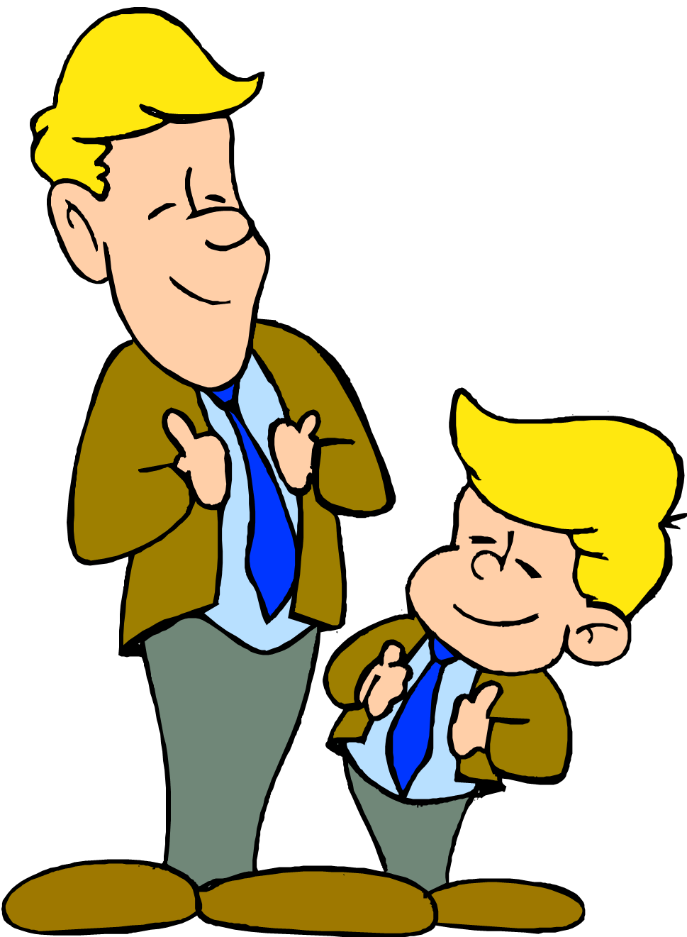son and father clipart - Clip Art Library.