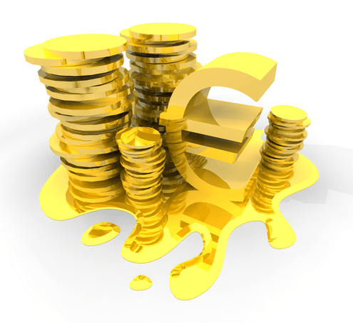 euro coins 3d png - Clip Art Library