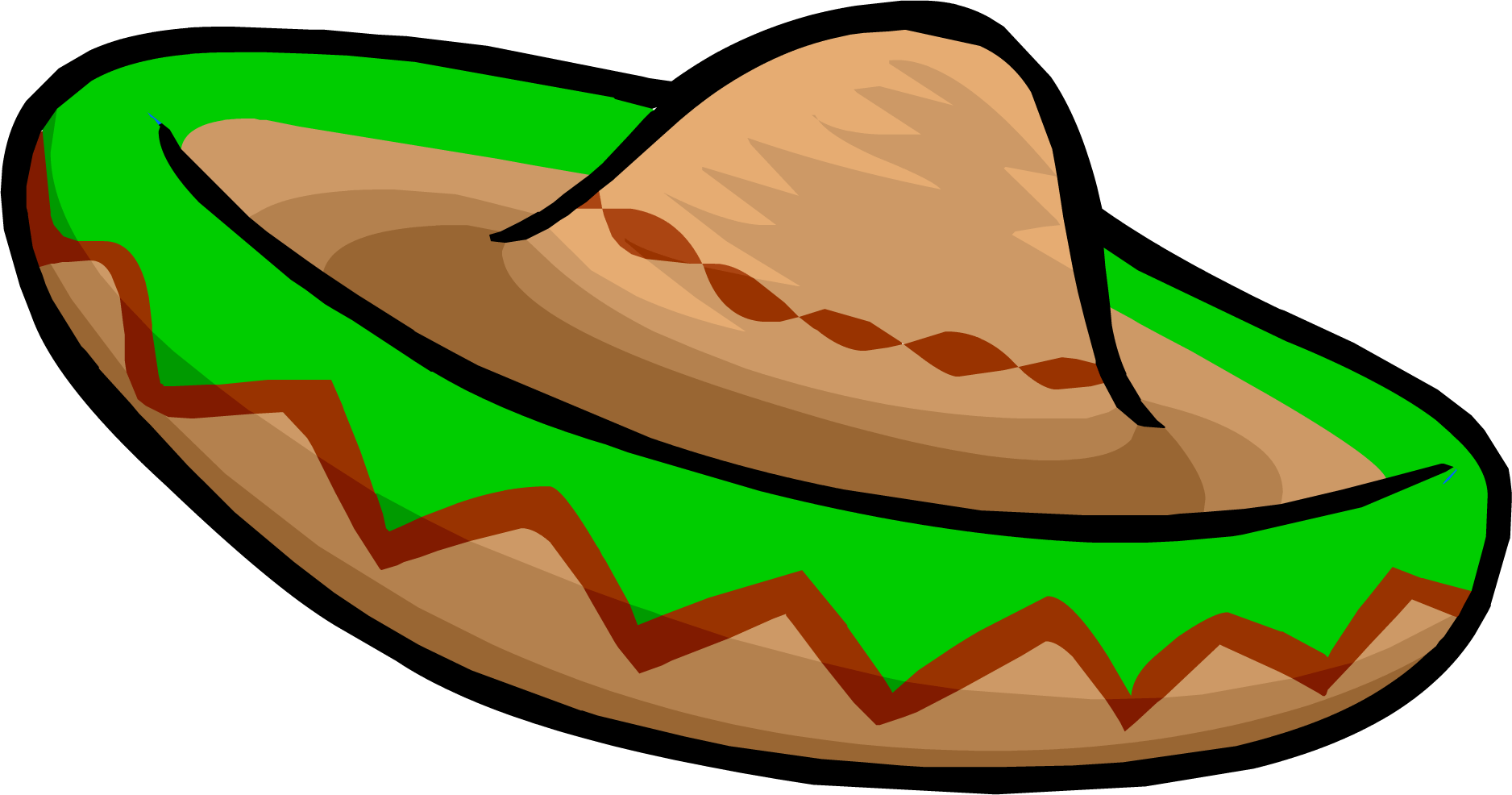 Cartoon Sombrero Mexicano