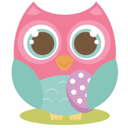 Easter Owl SVG cutting file cute owl clipart free svg cut files