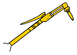 welding torches clipart