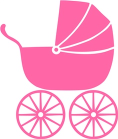 pink baby wagon