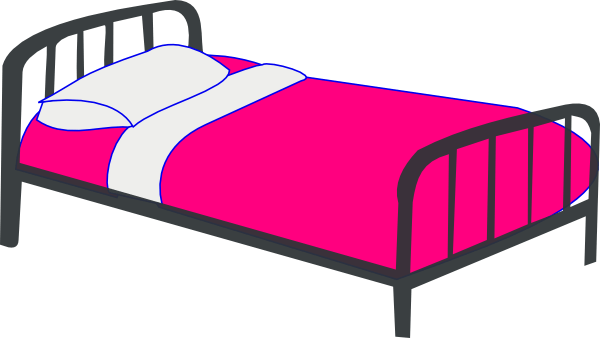Pink Bed Clipart