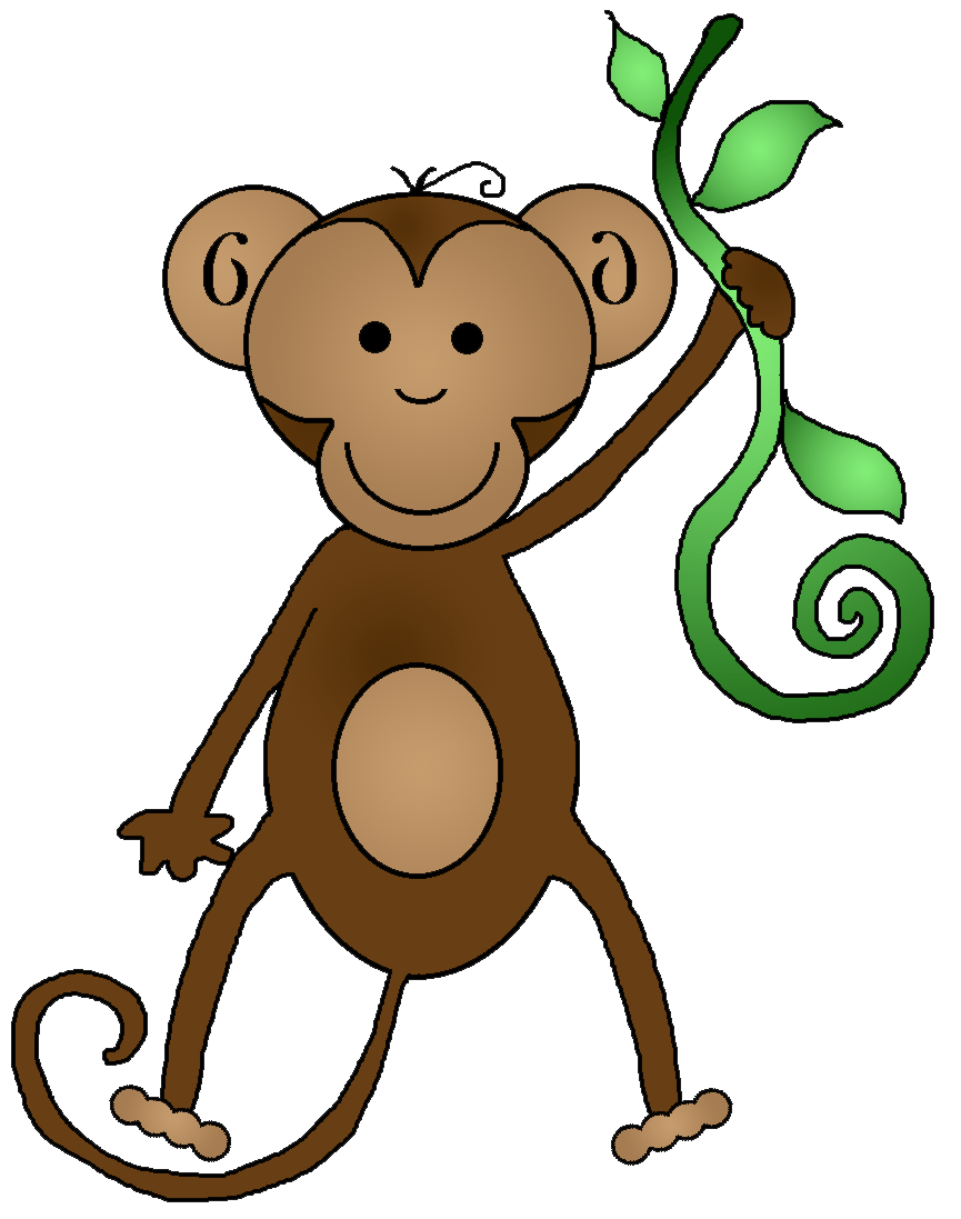 Free monkey clip art cartoon 
