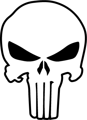 Punisher skull clipart