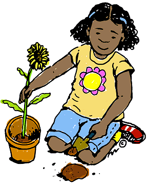 planting clipart