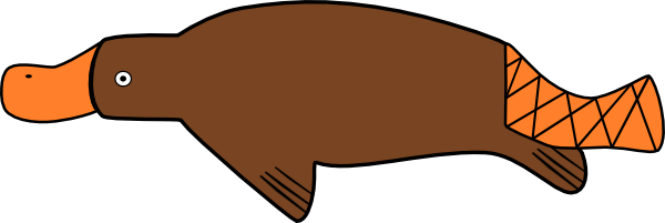 Platypus Clip Art