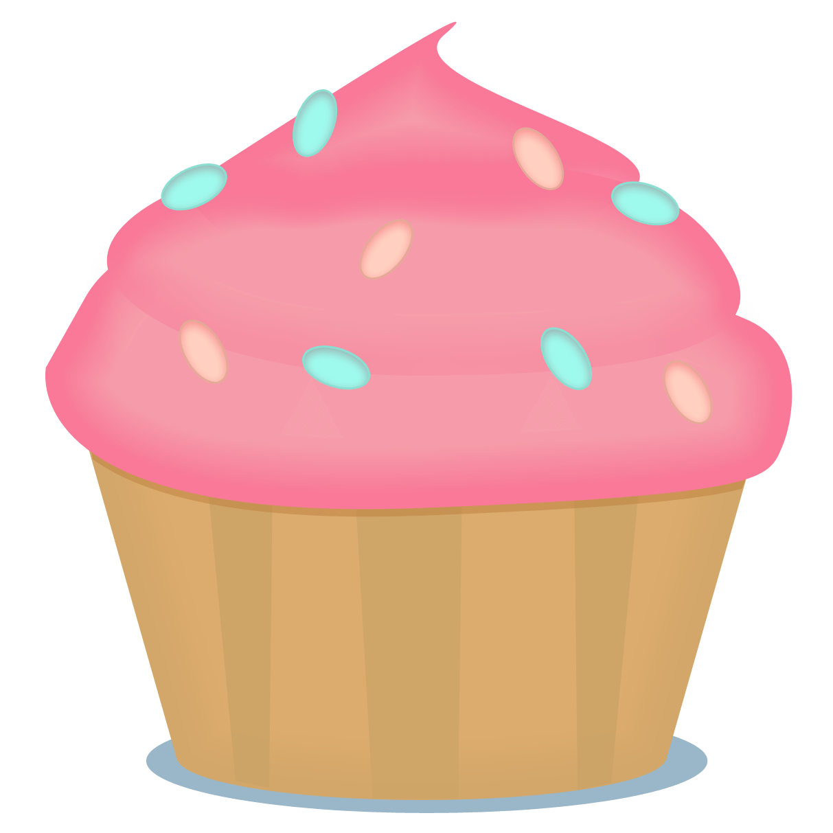 Microsoft Free Cupcakes Clipart