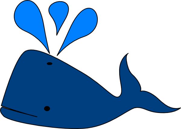 Cute Blue Whale Clipart Clip Art Library