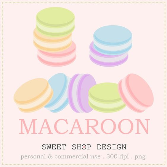 Macaron Food Clip Art, Baking or Bakery Clip Art, Royalty Free