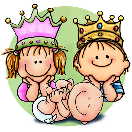 brother and two sisters cartoon - Clip Art Library