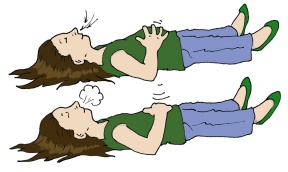 Relaxing Breathe Out Clipart