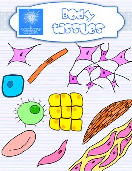 Plant and Animal Cell and tissues clipart {Science clip art