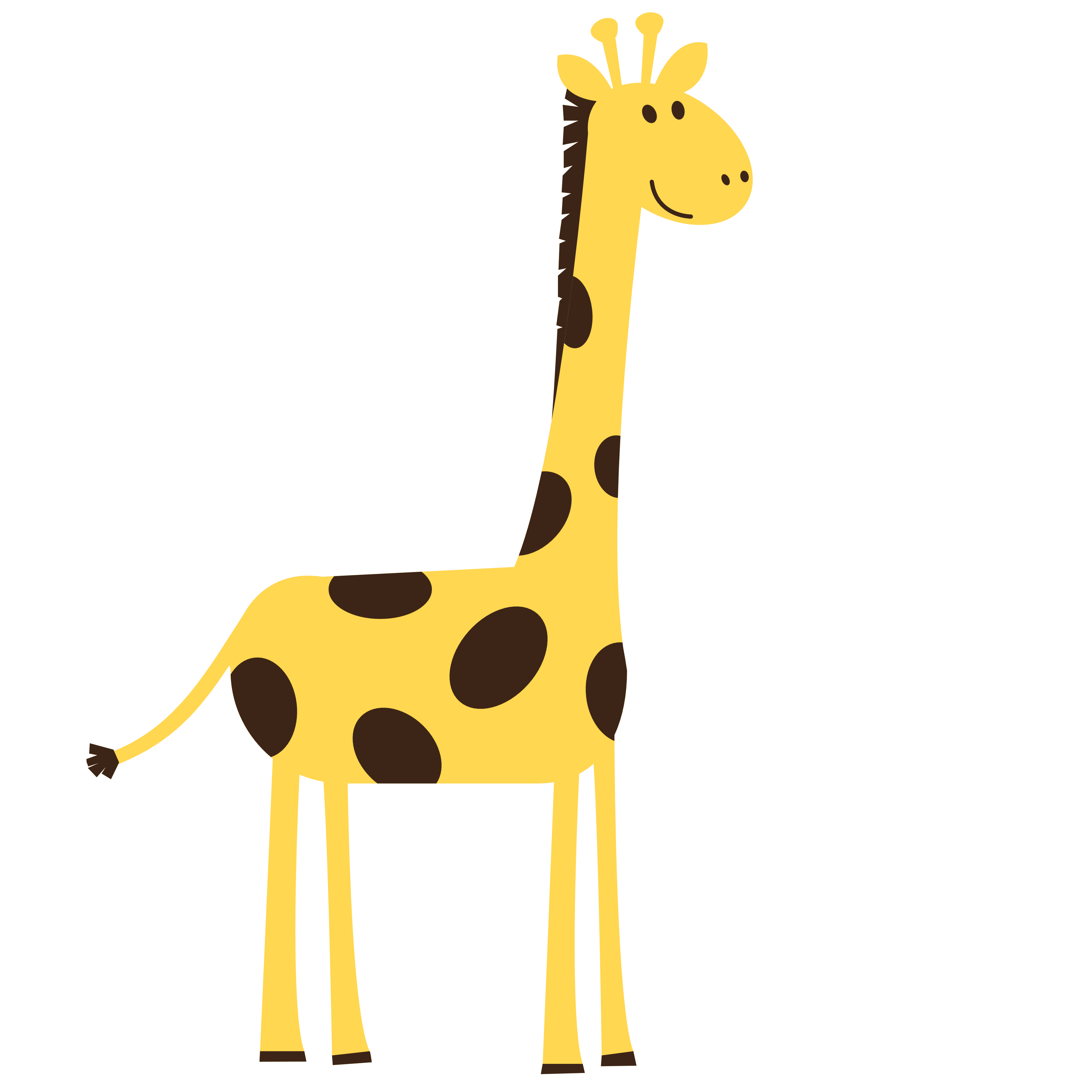 Free Giraffe Baby Card Printables