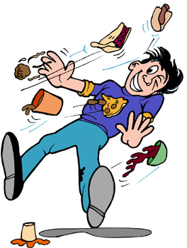 Food Fight Clipart