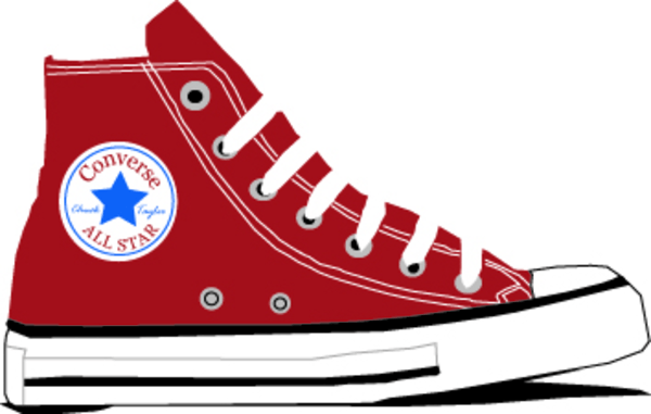High Top Sneakers Clipart