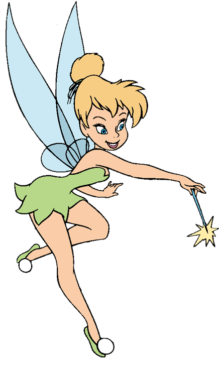 Flying Tinkerbell Peter Pan Clip Art Library