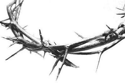 Crown Of Thorns And Cross With Transparent Background Clipart