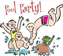 Free Pool Party Clipart